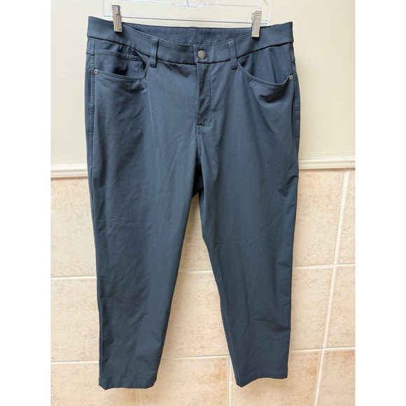 Lululemon ABC Classic-Fit 5 Pocket PantWarpstreme. Gray. Mens. Sz 34 - Picture 3 of 12